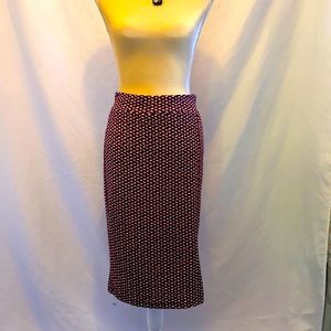 Geometric Stretchy pencil skirt